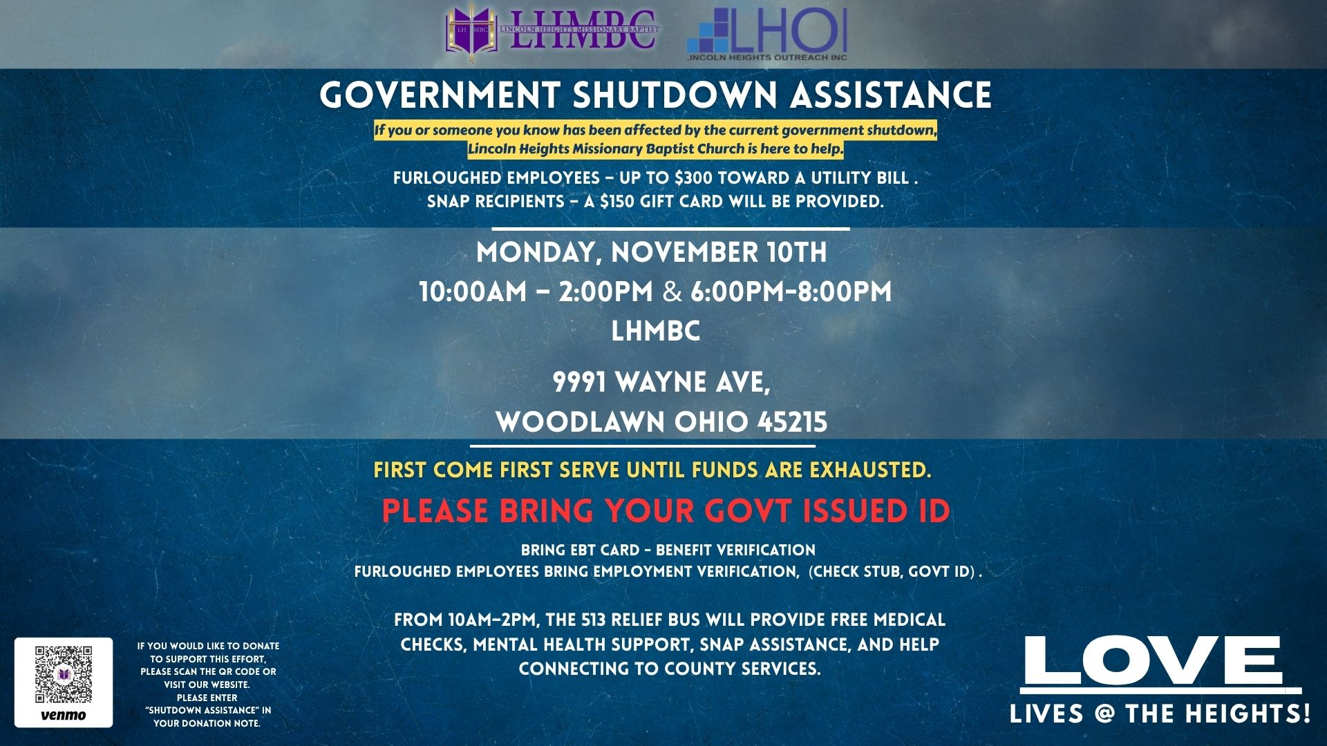 GOVT assistance 